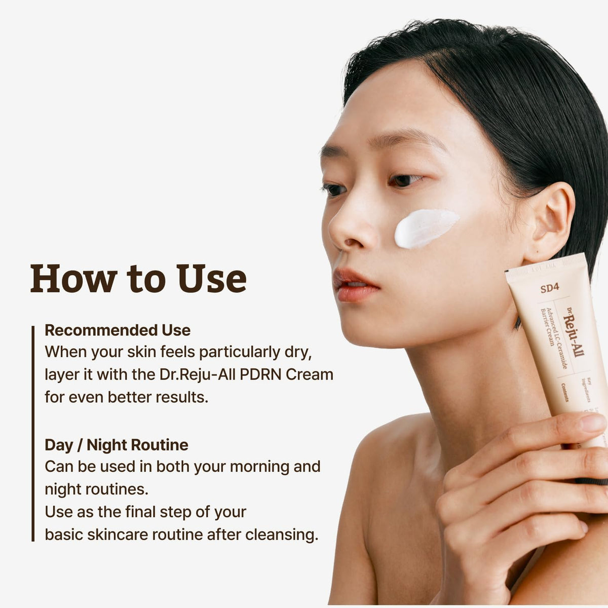 Dr.Reju-All Advanced LC-Ceramide Barrier Cream - Deep Hydrating Korean Face Moisturizer 50ml