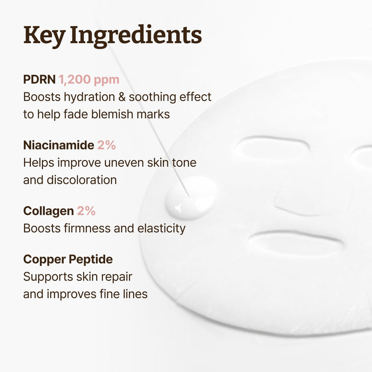 Dr.Reju-All Advanced PDRN Rejuvenating Mask - Face & Neck Sheet Mask with 1,200ppm PDRN 4-Pack