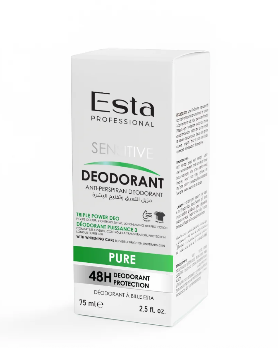 ESTA Professional Sensitive Deodorant Pure - 48H Odour Protection & Freshness 75ml