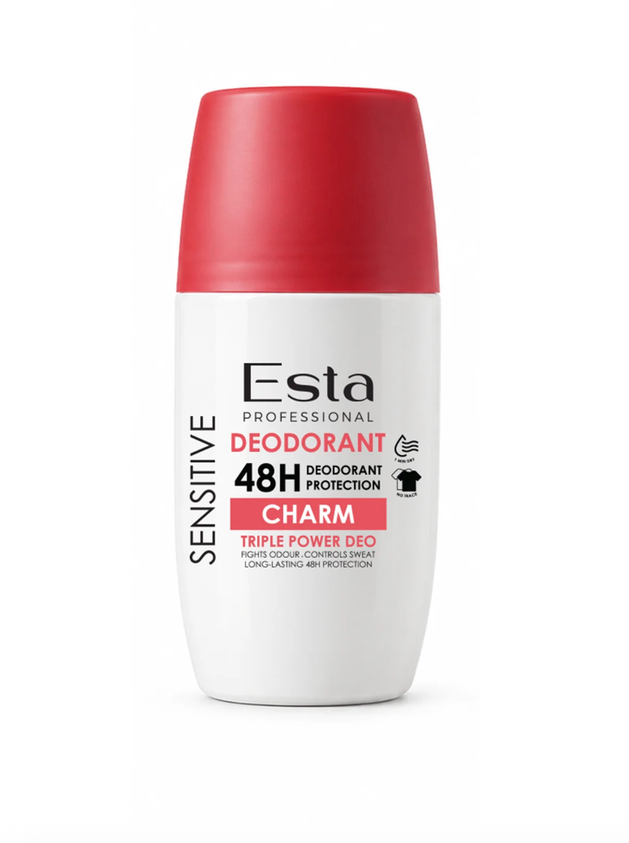 ESTA Professional Sensitive Deodorant Charm - 48H Odour Protection & Freshness 75ml