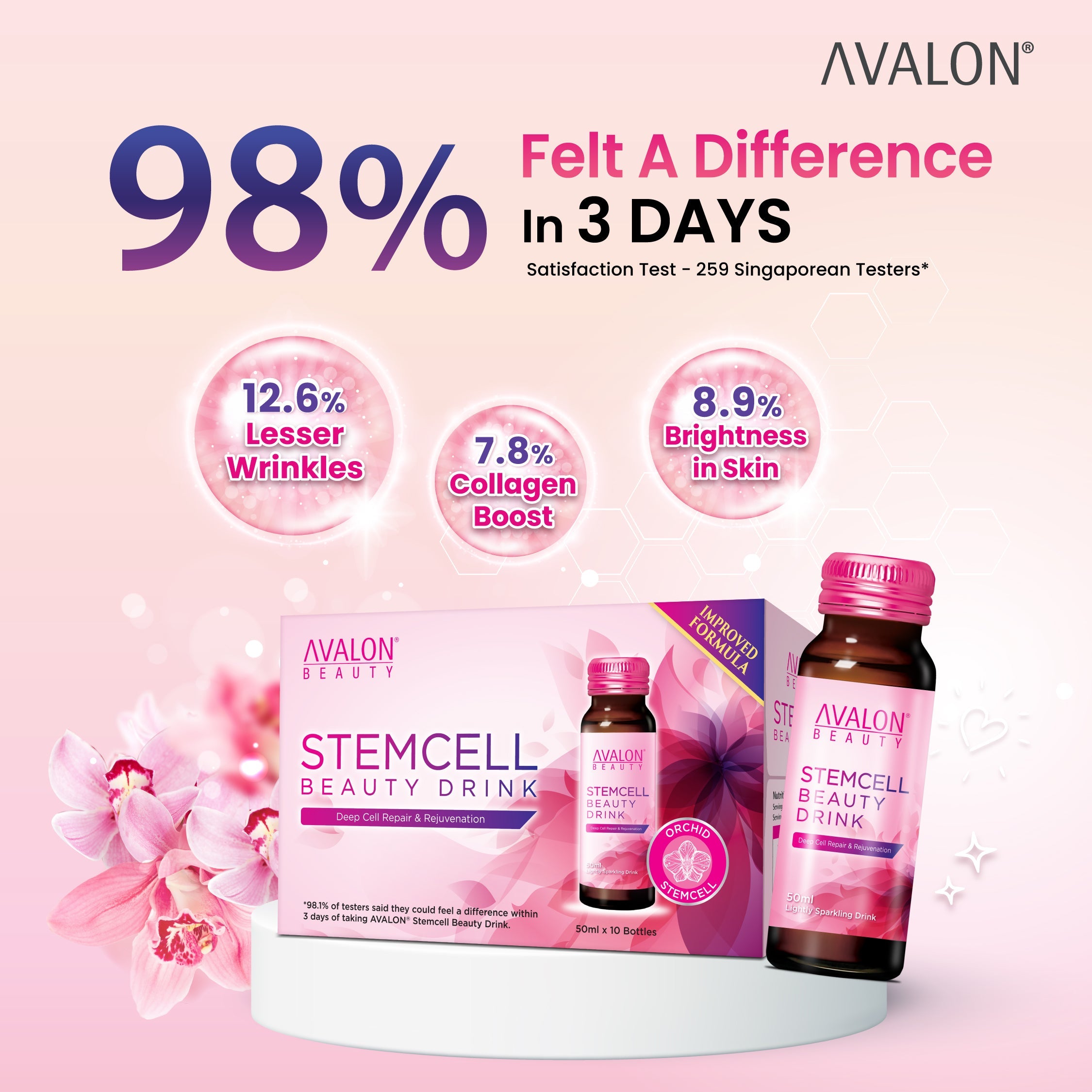 STEM CELLS BEAUTY DRINK Avalon Stem Cell Beauty Drink
