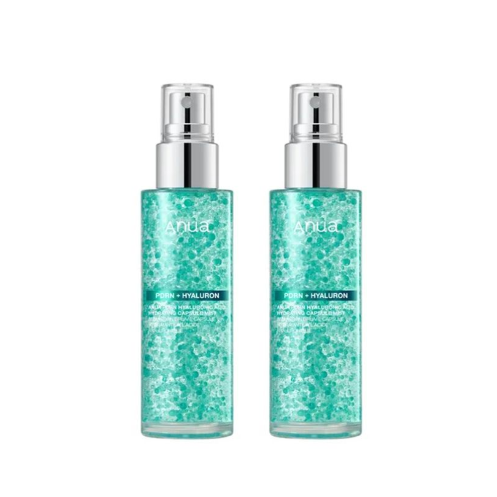 [2 offer] Anua PDRN Hyaluronic Acid Hydrating Capsule Mist 100ml K-Beauty Glow