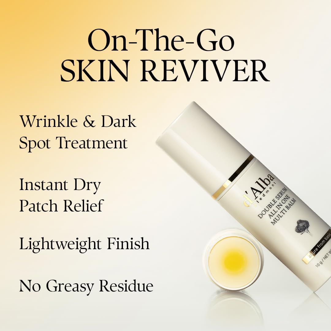 d’Alba White Truffle Double Serum Multi Balm - Hydrating & Brightening Serum Stick