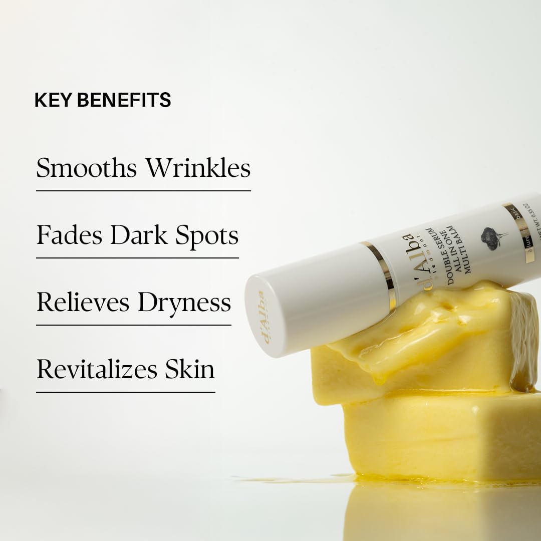 d’Alba White Truffle Double Serum Multi Balm - Hydrating & Brightening Serum Stick