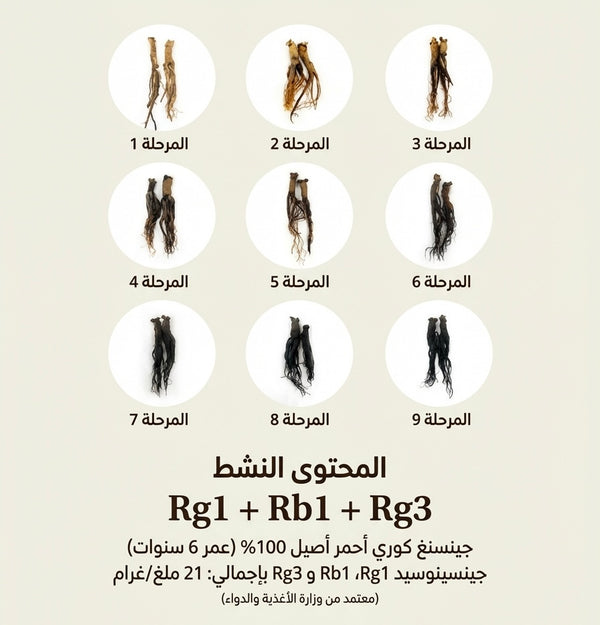 الجينسنغ الأسود الكوري